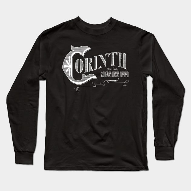 Vintage Corinth, MS Long Sleeve T-Shirt by DonDota